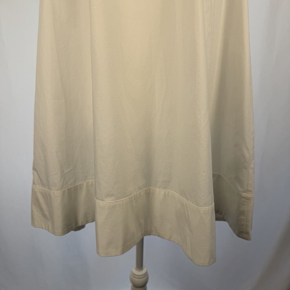 J. CREW Women's Scoopneck Shift Dress Cotton Poplin Dress White Size XS Vacation - Picture 8 of 12